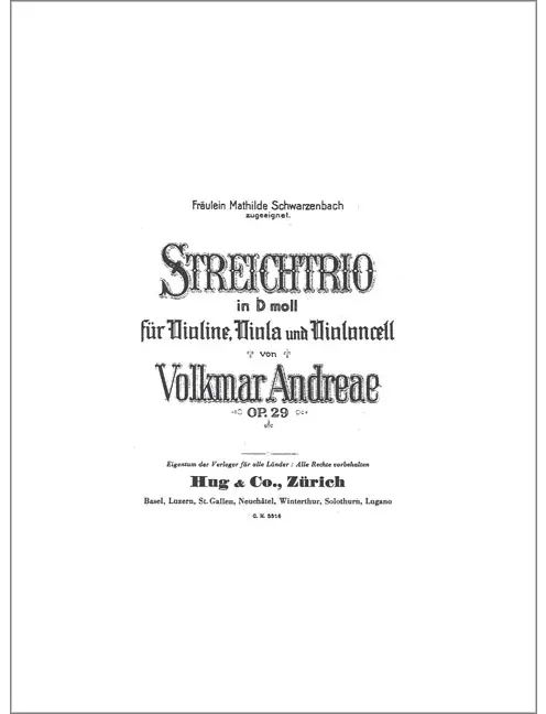 Trio d-moll op. 29